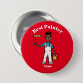 Beste Malerschaltfläche für Schwarze Male Button (Vorne & Hinten)