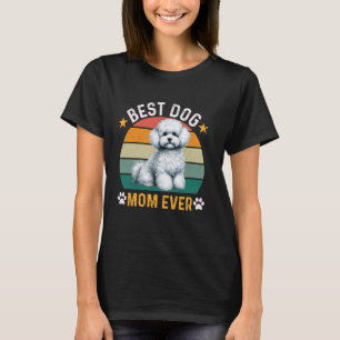 Beste maltesische Poodle Hunde Mama Ever Funny Dog T-Shirt