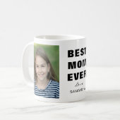 Beste Mama 2 Foto Kaffeetasse (Vorderseite Links)