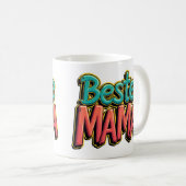 Beste Mama 2 Kaffeetasse (VorderseiteRechts)