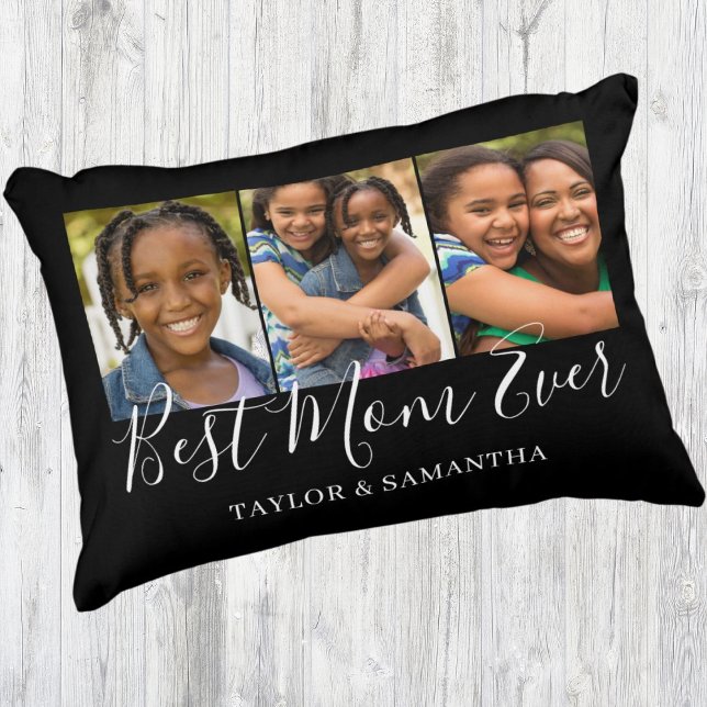Beste Mama 3 FotoCollage Akzente Kissen (Von Creator hochgeladen)