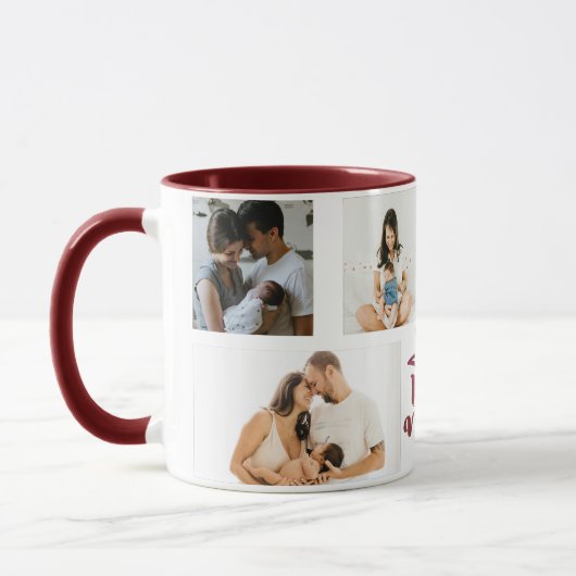 Beste Mama 6 Benutzerdefinierte Foto Tasse (Links)