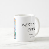 Beste Mama 9 Fotocollage Muttertag Kaffeetasse (VorderseiteRechts)