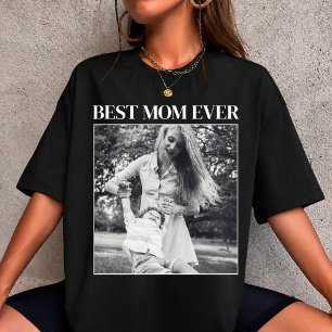 Beste Mama Aller Zeiten Individuelles Foto-Shirt M T-Shirt