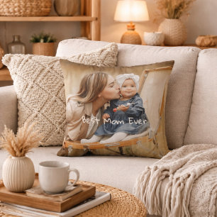 Beste Mama Aller Zeiten Muttertag Individuelles Fo Kissen