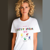 Beste Mama am Muttertag Personalisiert T-Shirt