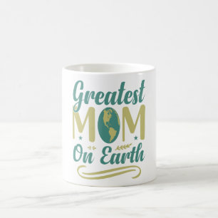 Beste Mama am Tag der Mütter der Erde Kaffeetasse