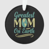 Beste Mama am Tag der Mütter der Erde Ornament (Vorderseite)