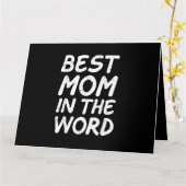Beste Mama am Weltmüttertag 2025 Karte (Gelbe Blume)
