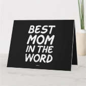 Beste Mama am Weltmüttertag 2025 Karte (Rückseite)