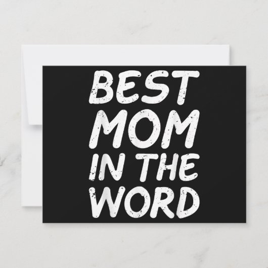 Beste Mama am Weltmüttertag 2025 Save The Date (Vorderseite)