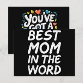 Beste Mama am Weltmüttertag 2025 Save The Date (Vorne/Hinten)