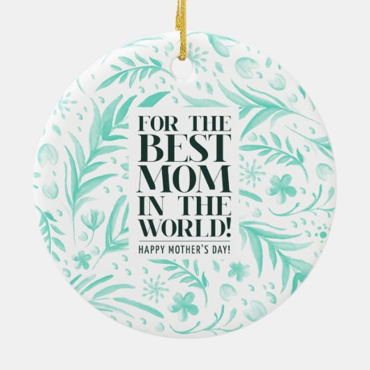 Beste Mama am WeltMuttertag | Ornament (Hinten)