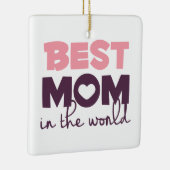 Beste Mama am WeltMuttertag | Ornament (Rechts)