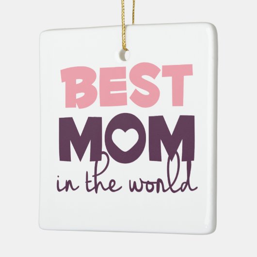 Beste Mama am WeltMuttertag | Ornament (Links)