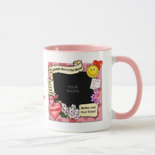 Beste Mama (anpassbar) Foto-Tasse Tasse