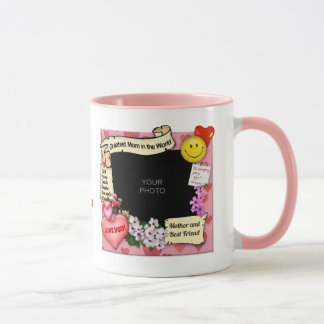 Beste Mama (anpassbar) Foto-Tasse Tasse