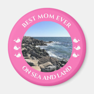 Beste Mama Atlantische Ozeanwellen Magnet