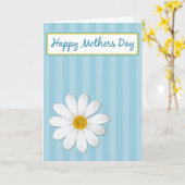 Beste Mama auf der Weltkarte Karte (Gelbe Blume)