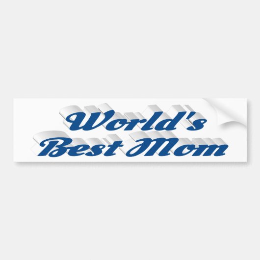 Beste Mama Autoaufkleber (Vorne)