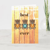 Beste Mama Bars Grußkarte Karte (Vorderseite)