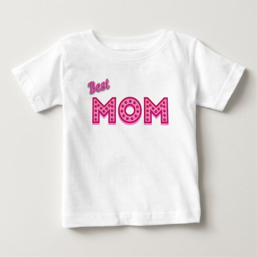 Beste Mama Beste Mama je Beste Mutter Baby T-shirt (Vorderseite)