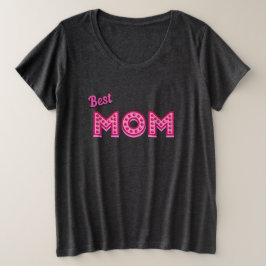 Beste Mama Beste Mama je Beste Mutter Große Größe T-Shirt