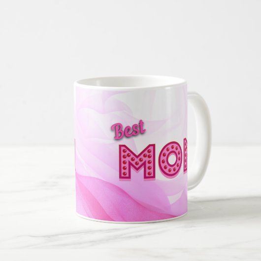 Beste Mama Beste Mama je Beste Mutter Kaffeetasse (VorderseiteRechts)