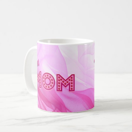 Beste Mama Beste Mama je Beste Mutter Kaffeetasse (Vorderseite Links)