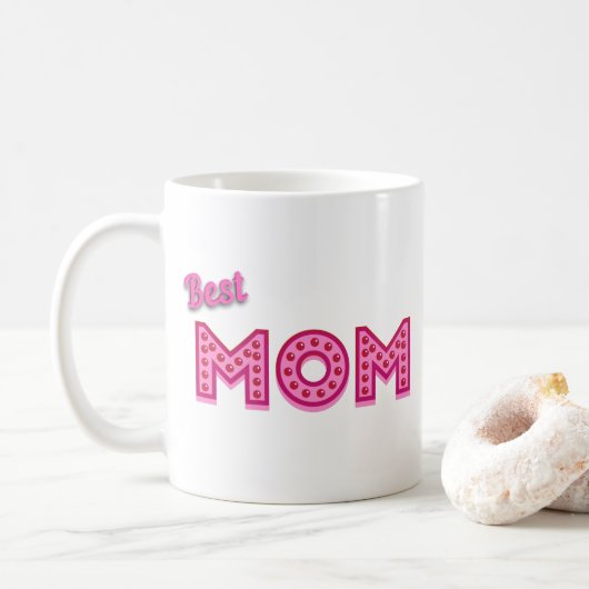 Beste Mama Beste Mama je Beste Mutter Kaffeetasse (Mit Donut)