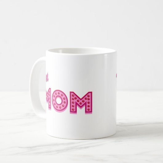 Beste Mama Beste Mama je Beste Mutter Kaffeetasse (Vorderseite Links)