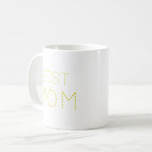 Beste Mama Beste Mama je Beste Mutter Kaffeetasse (Vorderseite Links)
