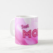 Beste Mama Beste Mama je Beste Mutter Kaffeetasse (Vorderseite Links)