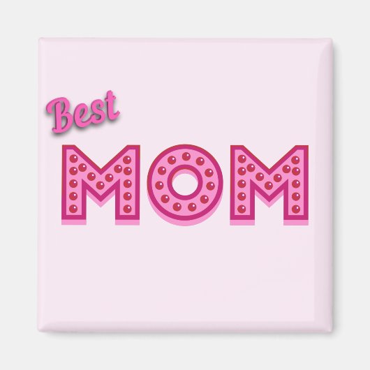 Beste Mama Beste Mama je Beste Mutter Magnet (Vorne)