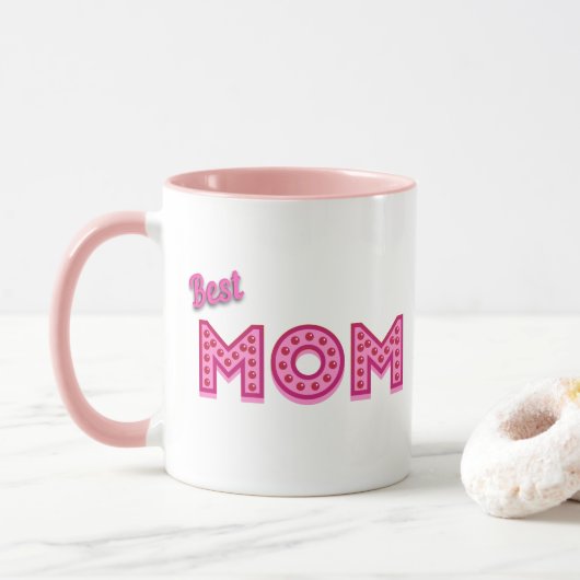 Beste Mama Beste Mama je Beste Mutter Tasse (Mit Donut)