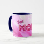 Beste Mama Beste Mama je Beste Mutter Tasse (Vorderseite Links)