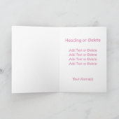 Beste Mama Beste Mama je pastellfarben elegant flo Karte (Innenseite)