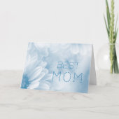 Beste Mama Beste Mama je pastellfarben elegant flo Karte (Vorderseite)