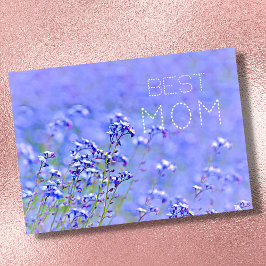 Beste Mama Beste Mama je pastellfarben elegant flo Karte