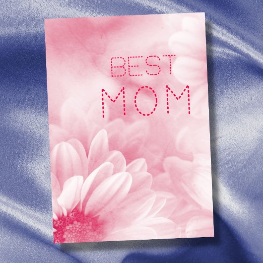 Beste Mama Beste Mama je pastellfarben elegant flo Karte