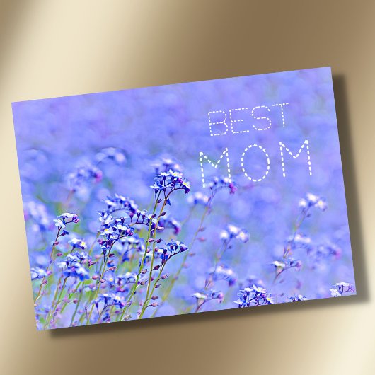 Beste Mama Beste Mama je pastellfarben elegant flo Karte