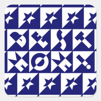 Beste Mama Blau mit weißem Muster und Sticker für 