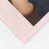 Beste Mama Blume 5 FotoCollage Keepake Fleecedecke (Ecke)