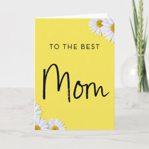 Beste Mama Blumen-Illustrationskarte Karte