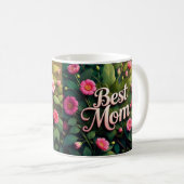 Beste Mama Blumenkohl-Blume für den Muttertag Kaffeetasse (VorderseiteRechts)