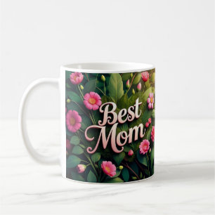 Beste Mama Blumenkohl-Blume für den Muttertag Kaffeetasse