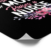 Beste Mama bringt Krankenmüttertag hervor Poster (Ecke)