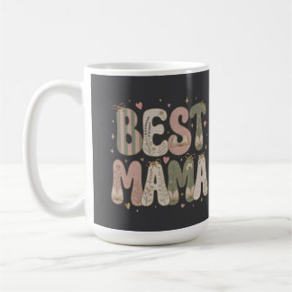 Beste Mama Buchliebhaber Blumen Design Kaffeetasse