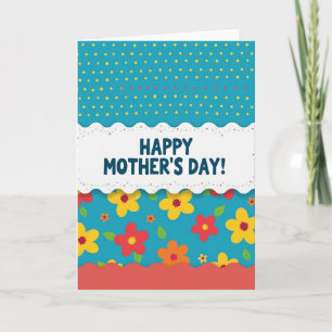 Beste Mama Bunte Punkte Karte