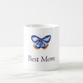 Beste Mama Butterfly Zeichnend Tasse (Mittel)